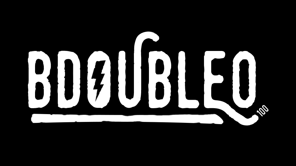 BdoubleO 100 white wordmark