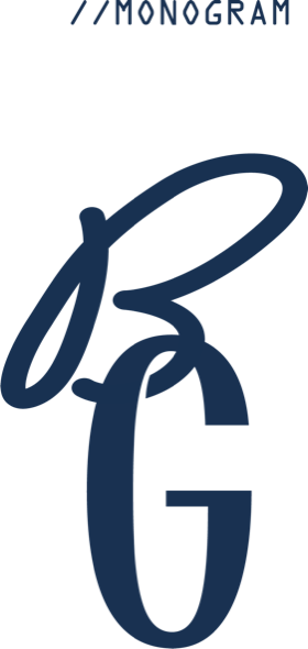 Script BG monogram