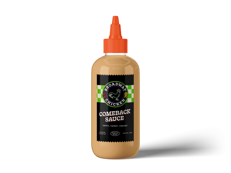 Comeback sauce squeeze bottle