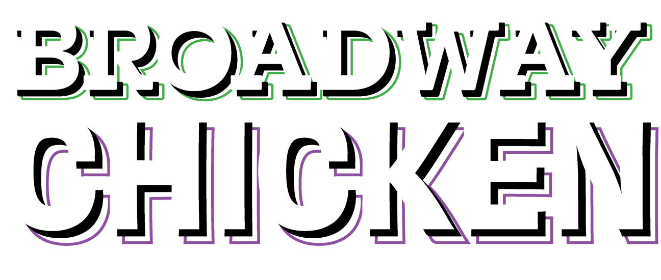 Broadway Chicken stacked wordmark