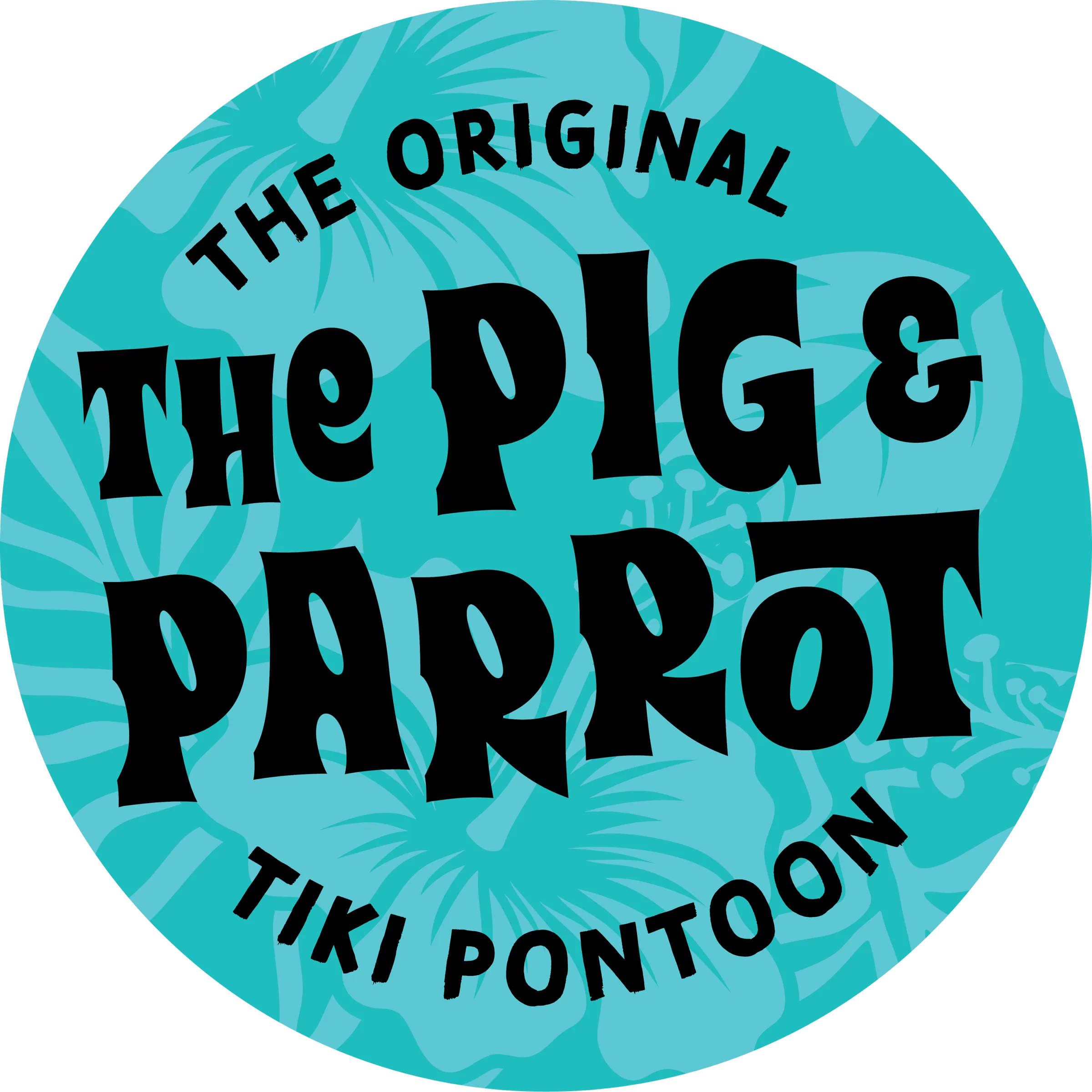 Redrawn Pig & Parrot tiki pontoon seal