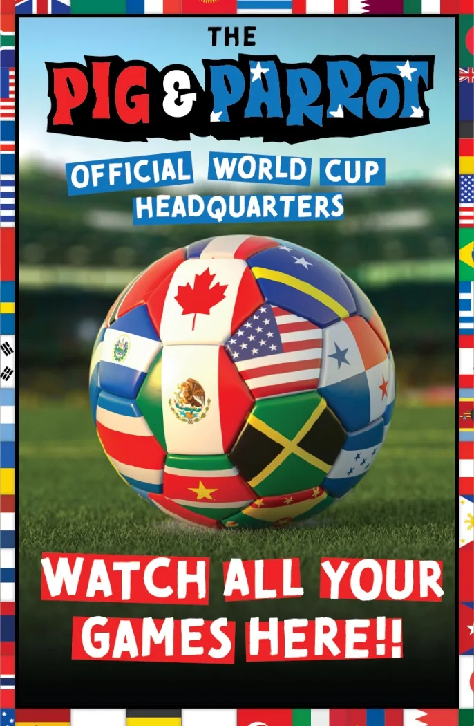 World Cup headquarters watch-party poster