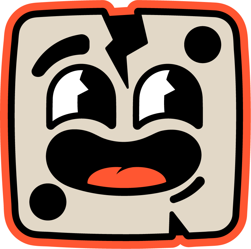 Final cube mascot face
