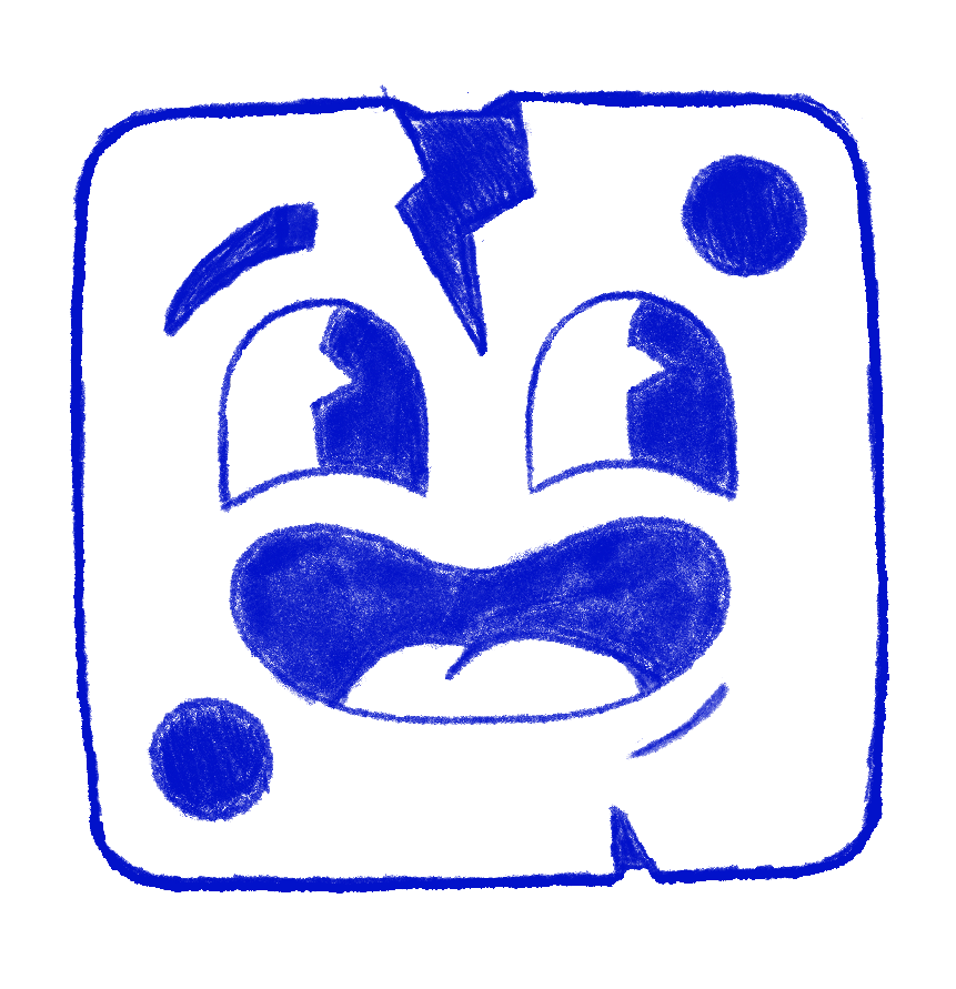 Cube mascot sketch