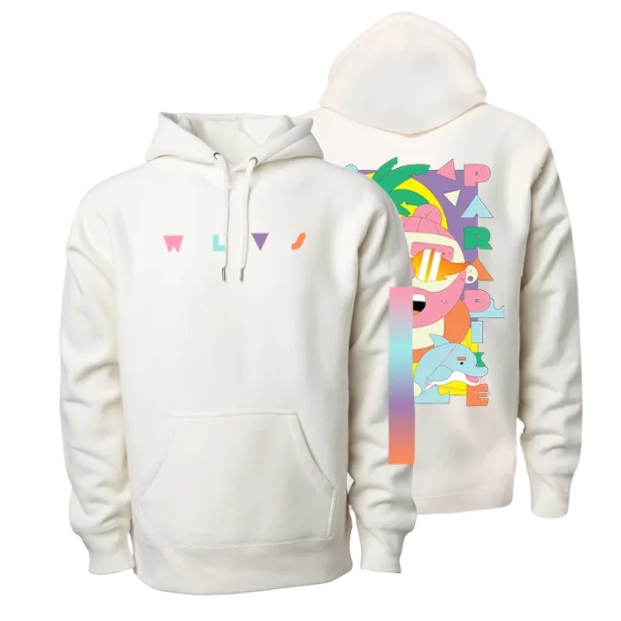 White wlvs hoodie