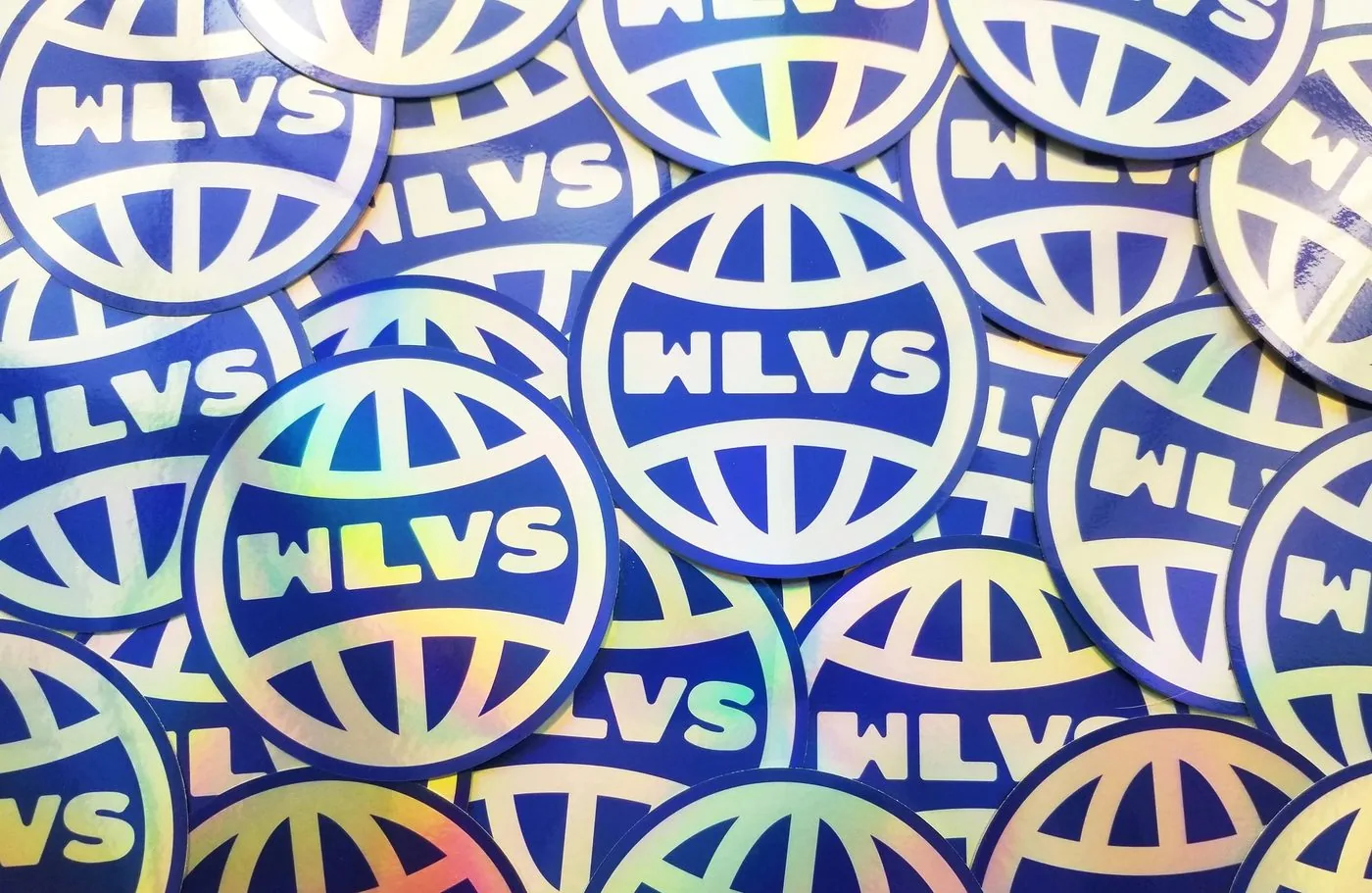 WLVS sticker sheet
